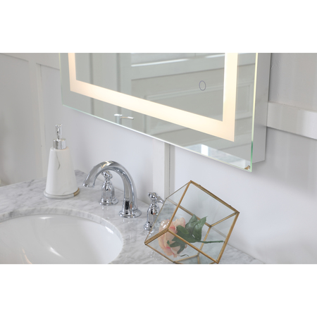 Elegant Decor Helios 27" X 30" Hardwired Led Mirror W/Touch Sensor And Color Chngng MRE12730